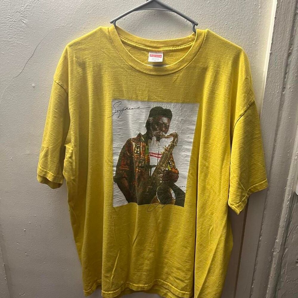 Supreme Men's Yellow T-shirt
